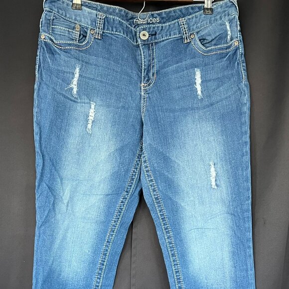 Maurices Denim - Maurices Distressed Jeans — Size 13/14 Regular